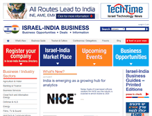 Tablet Screenshot of israel-india.info
